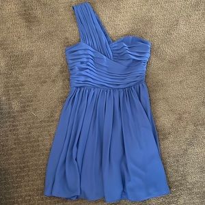 One strap pleated dress